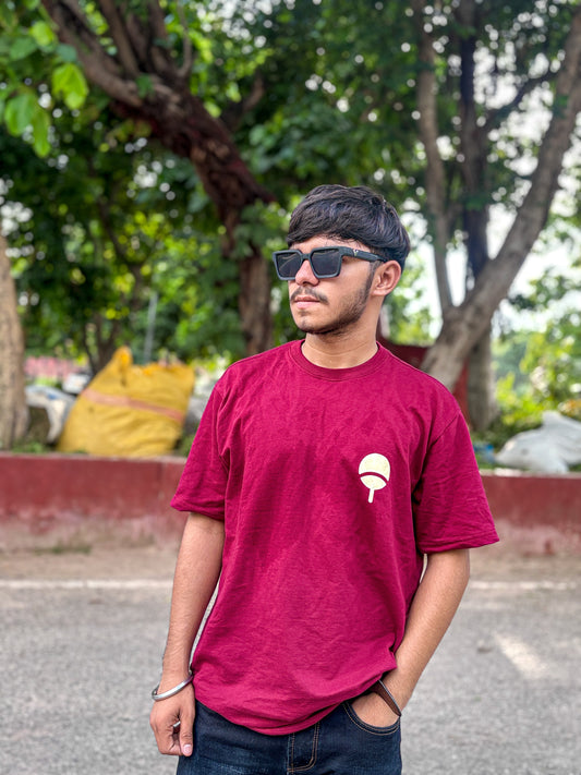 Naruto Itachi Uchiha Oversized T-Shirt for Men | 240 GSM Premium Cotton