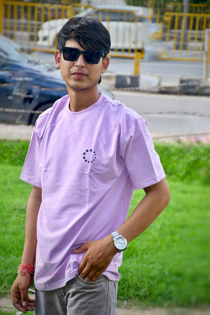 DREAM STATE Oversized Down Shoulder T-Shirt for Men | 240 GSM 100% Cotton Graphic Tee