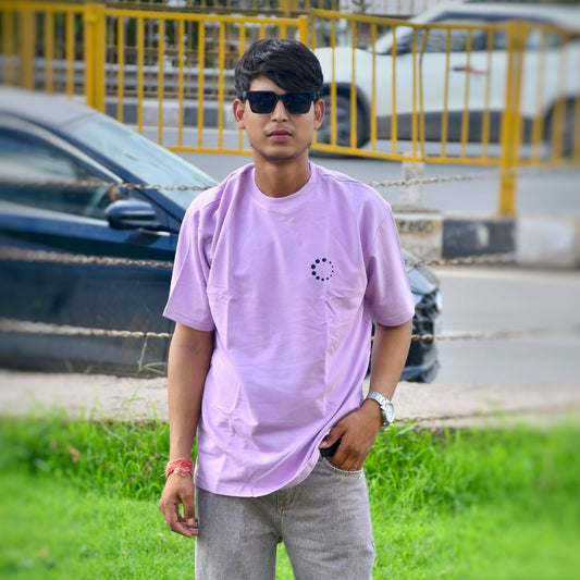 DREAM STATE Oversized Down Shoulder T-Shirt for Men | 240 GSM 100% Cotton Graphic Tee